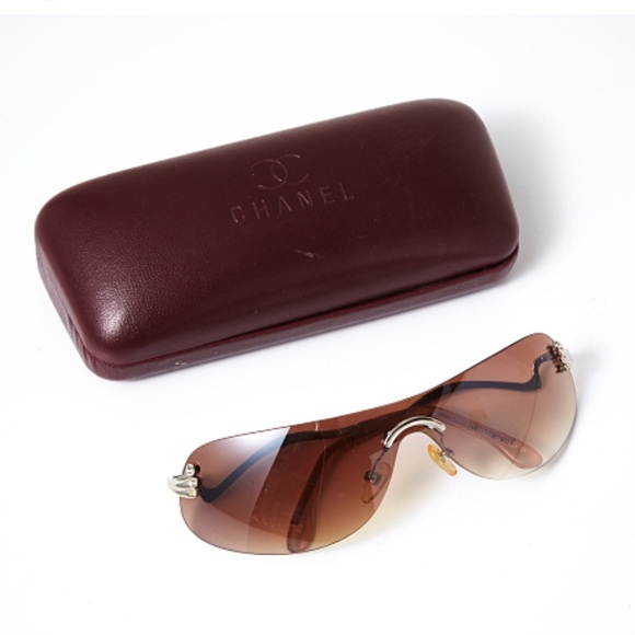 Rare CHANEL Gradient Grey & Silver Sunglasses - Picture 14 of 14